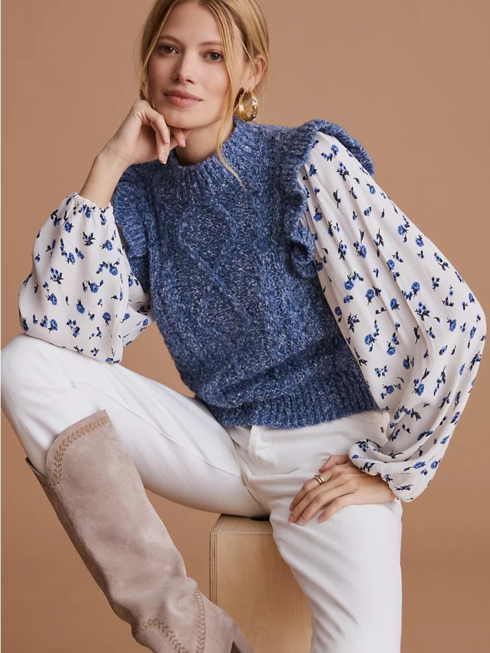 Maeve Layered Sweater Vest